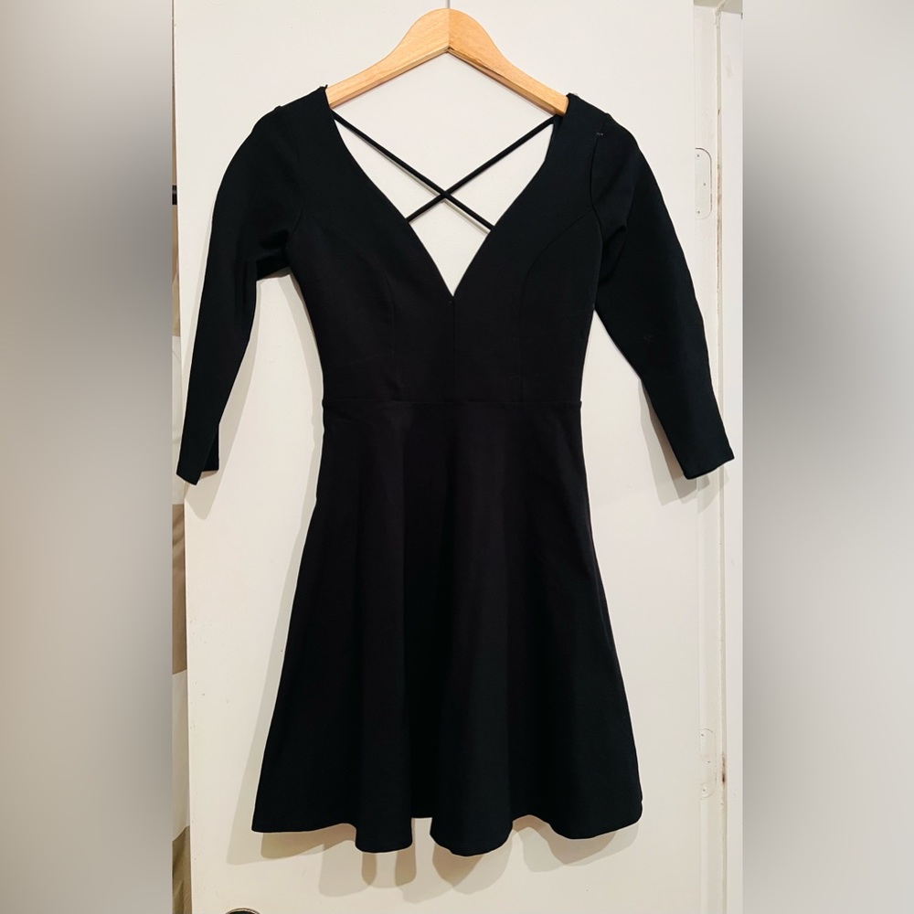 Lulu’s Black Mini Dress
